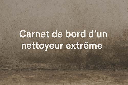 Carnet de bord d’un nettoyeur extrême chez Nova Clean : 5 jours d’émotions, de défis humains et de résilience sur le terrain
